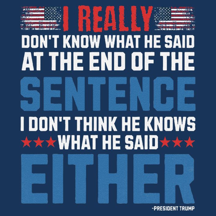 I Really DonT What He Said At The End Of That Sentence Drawstring Bag