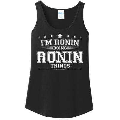 Im Ronin Doing Ronin Things Ladies Essential Tank