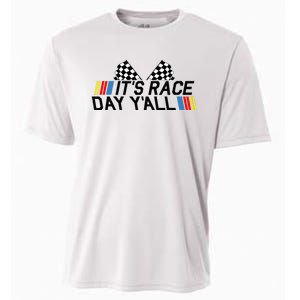 Its Race Day Yall Funny Racing Drag Car Truck Track Womens Cooling Performance Crew T-Shirt