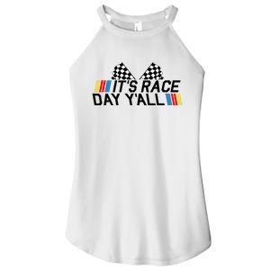 Its Race Day Yall Funny Racing Drag Car Truck Track Womens Women's Perfect Tri Rocker Tank