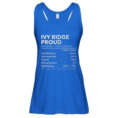 Ivy Ridge Delaware Proud Nutrition Facts Ladies Essential Flowy Tank