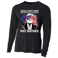 I Really Don’T Know What He Said At The End Of That Sentence Cooling Performance Long Sleeve Crew