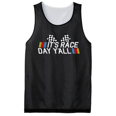 It's Race Day Yall Funny Racing Drag Car Truck Track Wo's Mesh Reversible Basketball Jersey Tank