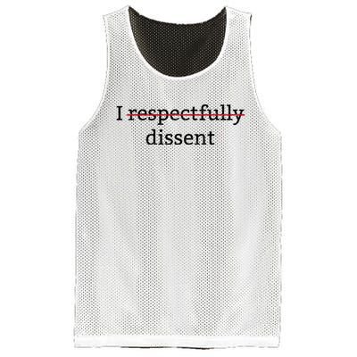 I Respectfully Dissent Mesh Reversible Basketball Jersey Tank