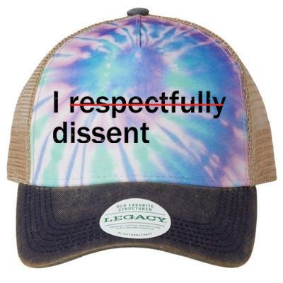 I Respectfully Dissent Legacy Tie Dye Trucker Hat