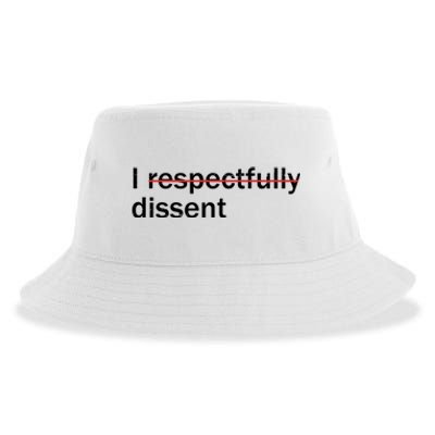 I Respectfully Dissent Sustainable Bucket Hat