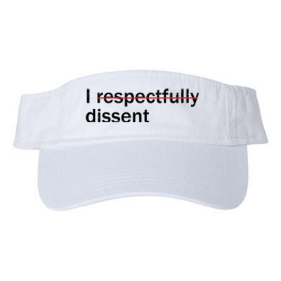 I Respectfully Dissent Valucap Bio-Washed Visor