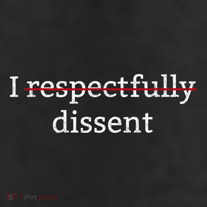 I Respectfully Dissent 7 Panel Mesh Trucker Snapback Hat