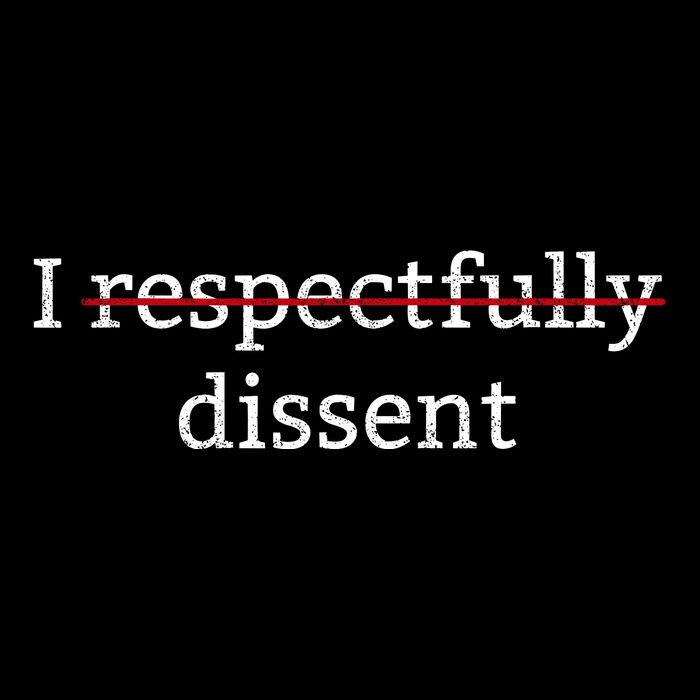 I Respectfully Dissent Performance Shirt