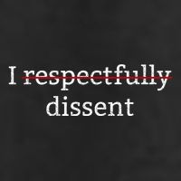 I Respectfully Dissent Golf Towel