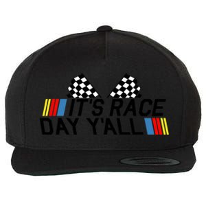 It's Race Day Yall Funny Racing Drag Car Truck Track Wo's Wool Snapback Cap