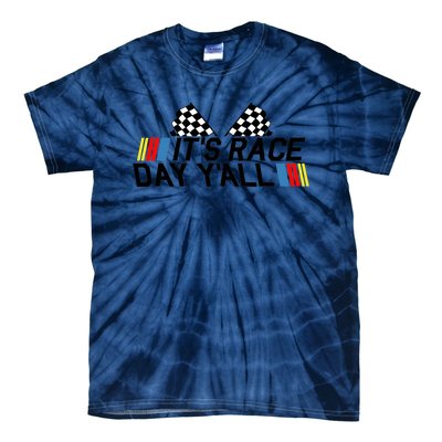 It's Race Day Yall Funny Racing Drag Car Truck Track Wo's Tie-Dye T-Shirt