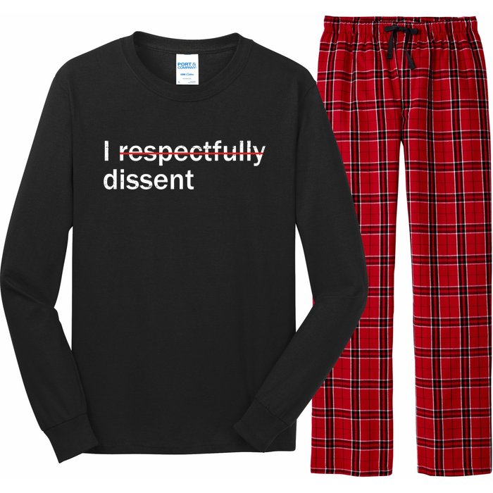 I Respectfully Dissent Long Sleeve Pajama Set