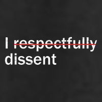 I Respectfully Dissent Golf Towel
