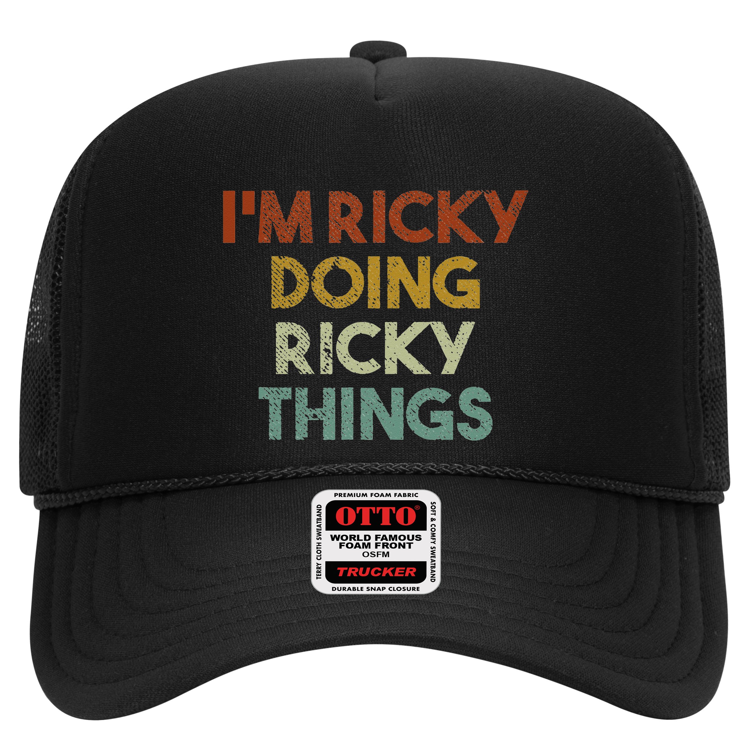 I'm Ricky Doing Ricky Things Funny First Name Ricky Hat