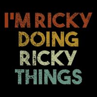 I'm Ricky Doing Ricky Things Funny First Name Ricky Women's V-Neck T-Shirt
