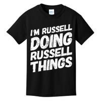 I'M RUSSELL DOING RUSSELL THINGS Personalized Name Gifts Kids T-Shirt