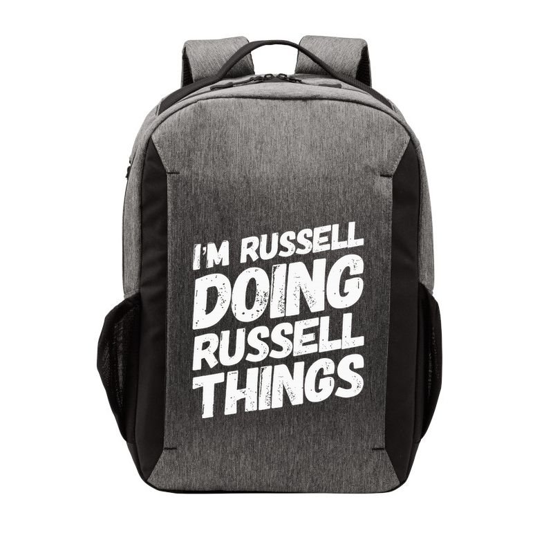 I'M RUSSELL DOING RUSSELL THINGS Personalized Name Gifts Vector Backpack