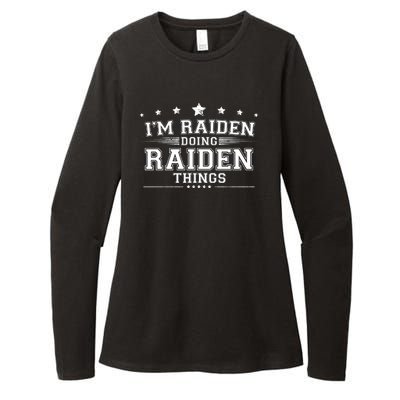 Im Raiden Doing Raiden Things Womens CVC Long Sleeve Shirt