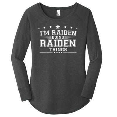 Im Raiden Doing Raiden Things Women's Perfect Tri Tunic Long Sleeve Shirt