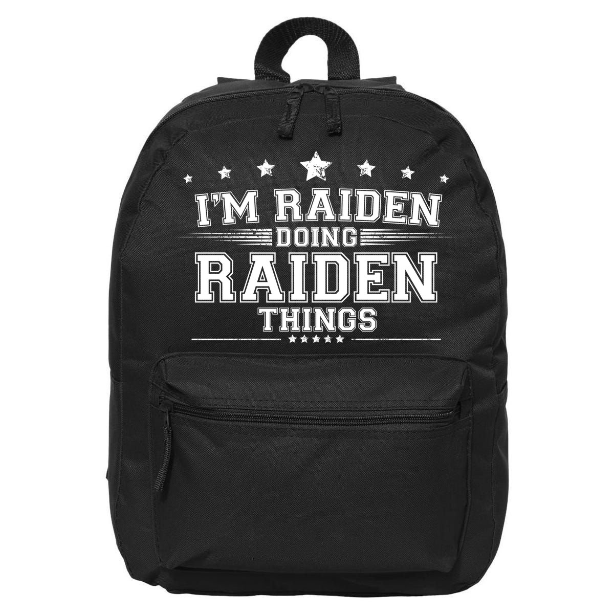Im Raiden Doing Raiden Things 16 in Basic Backpack