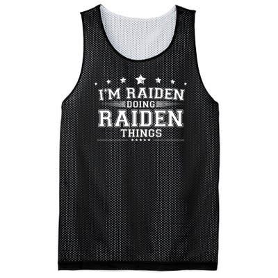 Im Raiden Doing Raiden Things Mesh Reversible Basketball Jersey Tank