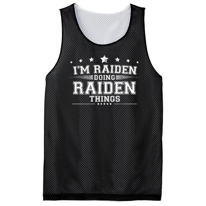 Im Raiden Doing Raiden Things Mesh Reversible Basketball Jersey Tank