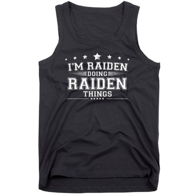 Im Raiden Doing Raiden Things Tank Top