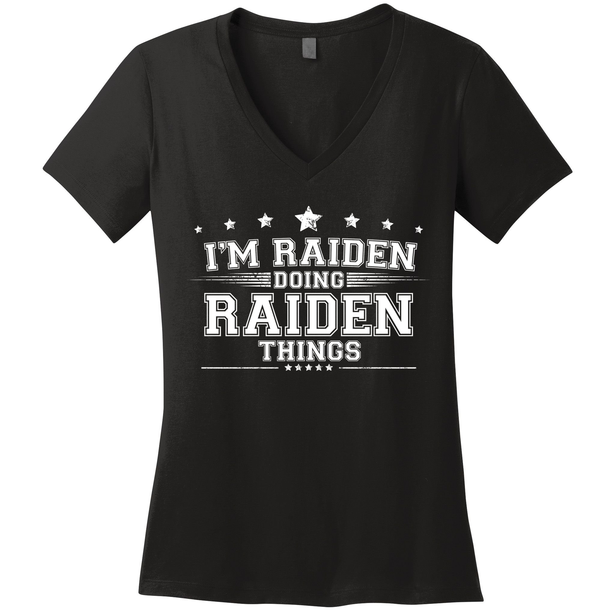 Im Raiden Doing Raiden Things Women's V-Neck T-Shirt