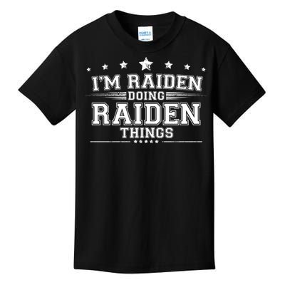 Im Raiden Doing Raiden Things Kids T-Shirt