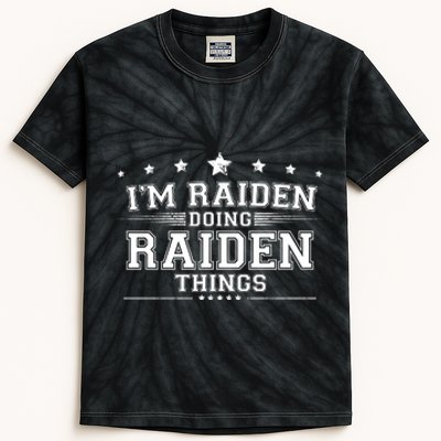 Im Raiden Doing Raiden Things Kids Tie-Dye T-Shirt