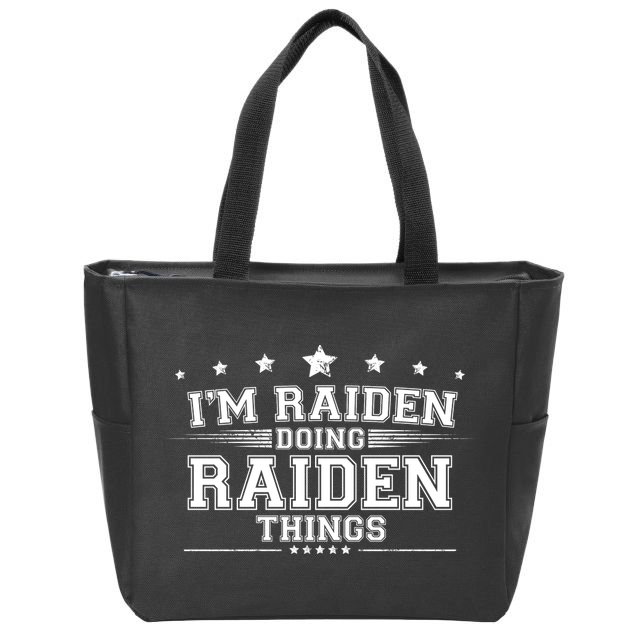 Im Raiden Doing Raiden Things Zip Tote Bag