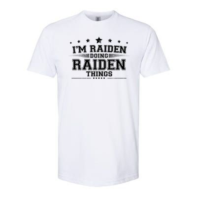 Im Raiden Doing Raiden Things Softstyle CVC T-Shirt