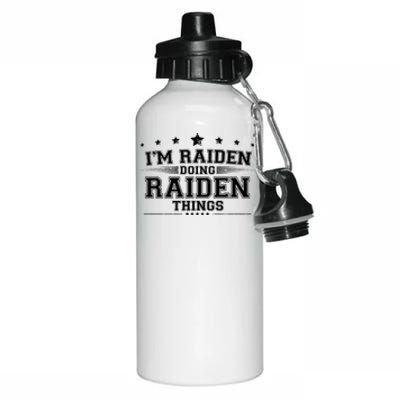 Im Raiden Doing Raiden Things Aluminum Water Bottle