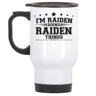 Im Raiden Doing Raiden Things Stainless Steel Travel Mug