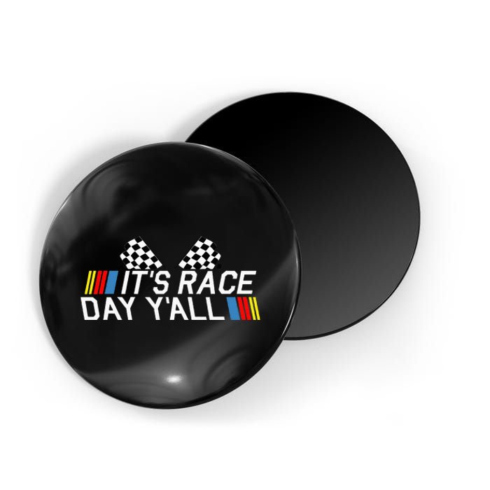 Its Race Day Yall Funny Racing Drag Car Truck Track Womens Magnet