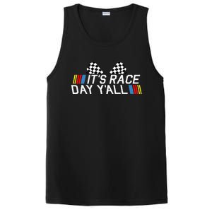 Its Race Day Yall Funny Racing Drag Car Truck Track Womens PosiCharge Competitor Tank