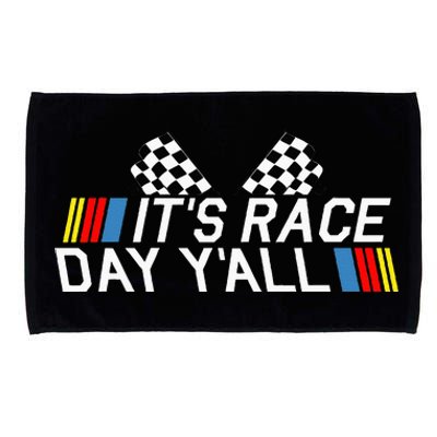 Its Race Day Yall Funny Racing Drag Car Truck Track Womens Microfiber Hand Towel