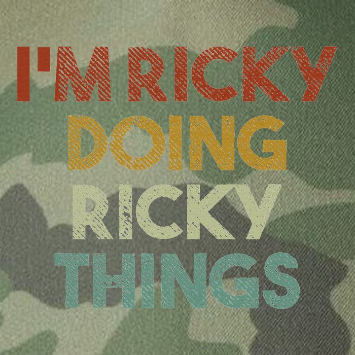 IM Ricky Doing Ricky Things Funny First Name Ricky Legacy Tie Dye Trucker Hat