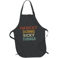 IM Ricky Doing Ricky Things Funny First Name Ricky Apron