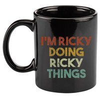 IM Ricky Doing Ricky Things Funny First Name Ricky 11oz C Handle Ceramic Mug