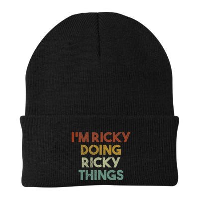 IM Ricky Doing Ricky Things Funny First Name Ricky Beanie