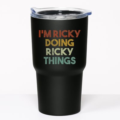 IM Ricky Doing Ricky Things Funny First Name Ricky Tumbler