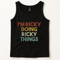 IM Ricky Doing Ricky Things Funny First Name Ricky Tank Top