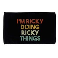 IM Ricky Doing Ricky Things Funny First Name Ricky Microfiber Hand Towel