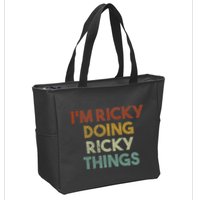 IM Ricky Doing Ricky Things Funny First Name Ricky Zip Tote Bag