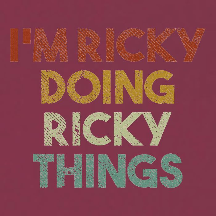 IM Ricky Doing Ricky Things Funny First Name Ricky 16oz Travel Tumbler