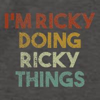 IM Ricky Doing Ricky Things Funny First Name Ricky Vector Backpack