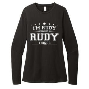 Im Rudy Doing Rudy Things Womens CVC Long Sleeve Shirt