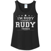 Im Rudy Doing Rudy Things Ladies Essential Tank